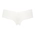 Brasile&ntilde;a en forma de V burn-out mesh, Blanco