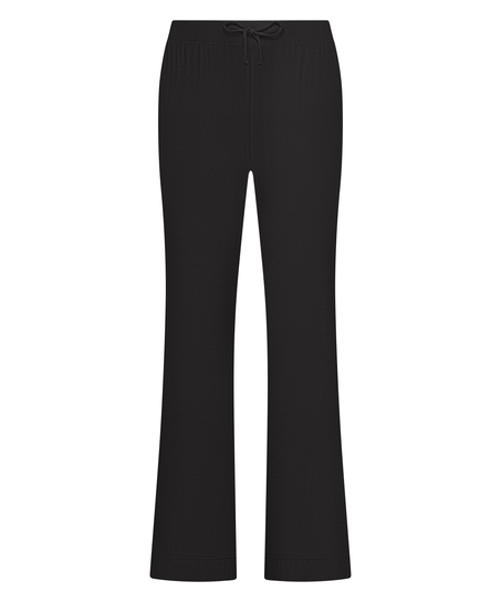 Pantalón Rib Essential, Negro