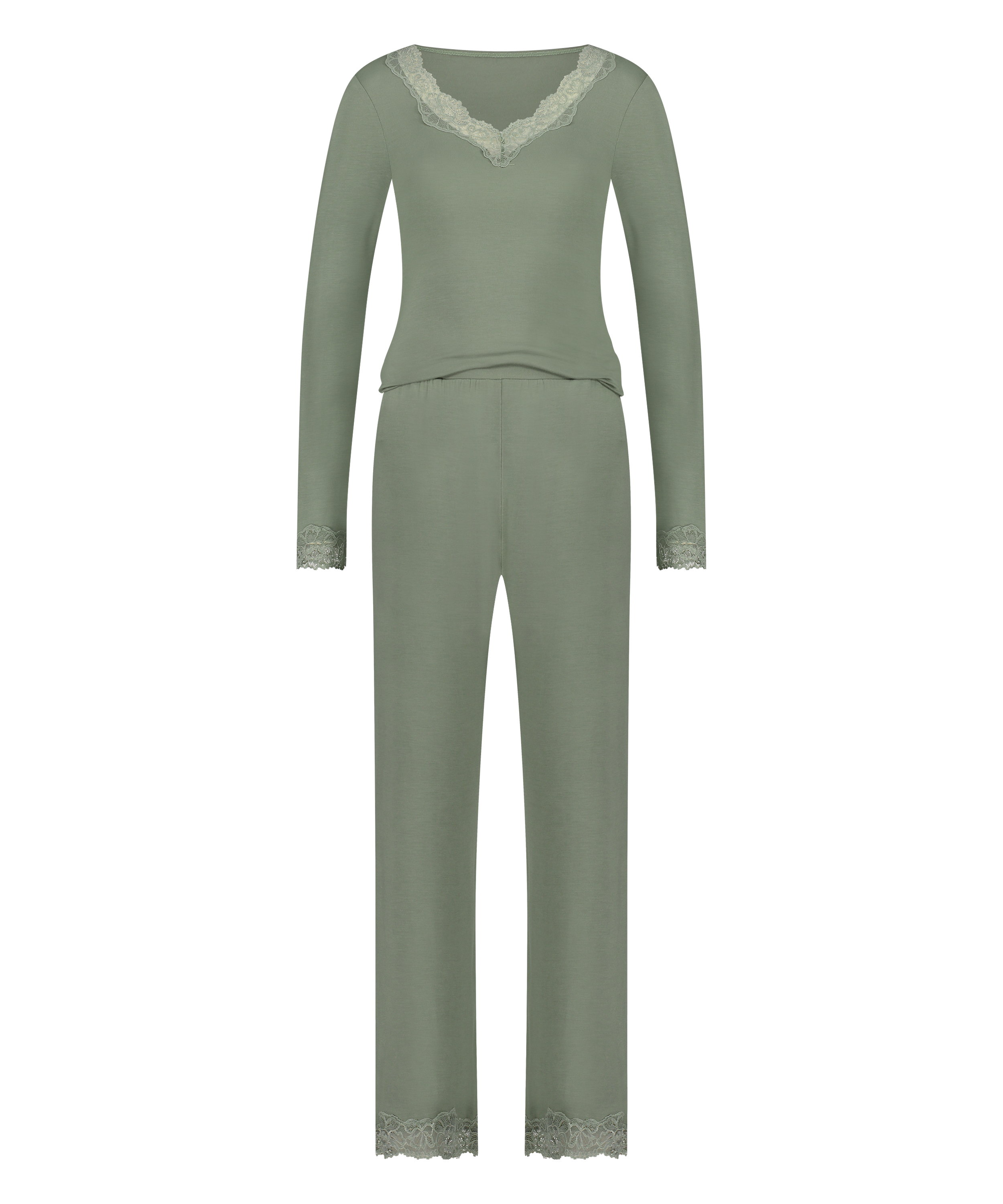 Conjunto de pijama, Verde, main