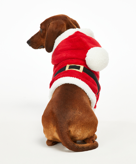 Mono forro polar para perro, Rojo