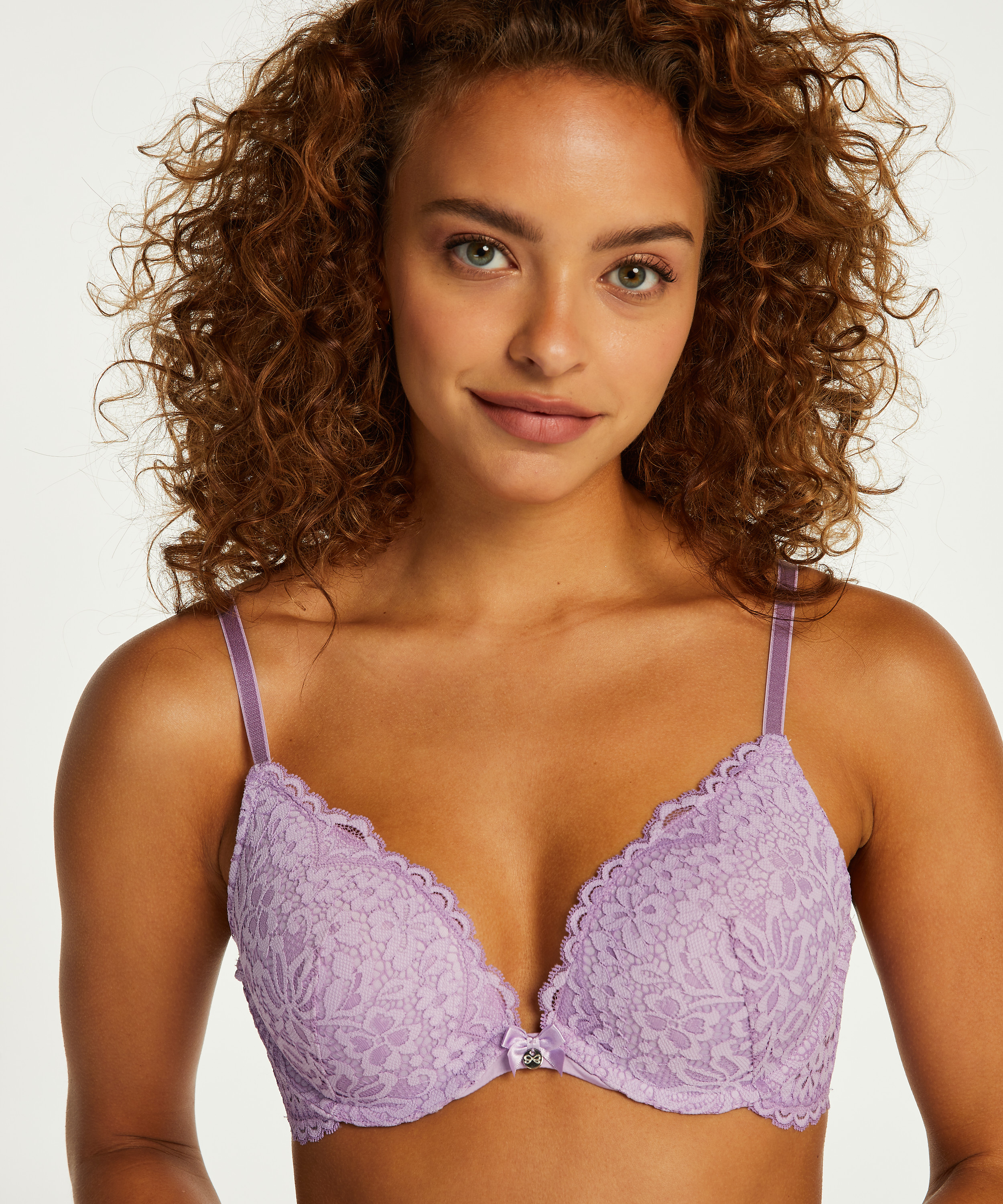 Sujetador push-up de aros preformado Rose, Morado, main