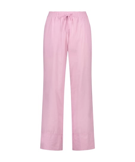 Pantal&oacute;n de pijama de algod&oacute;n, Rosa