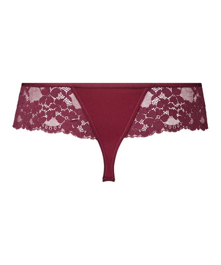 Tanga bóxer Nellie, Rojo