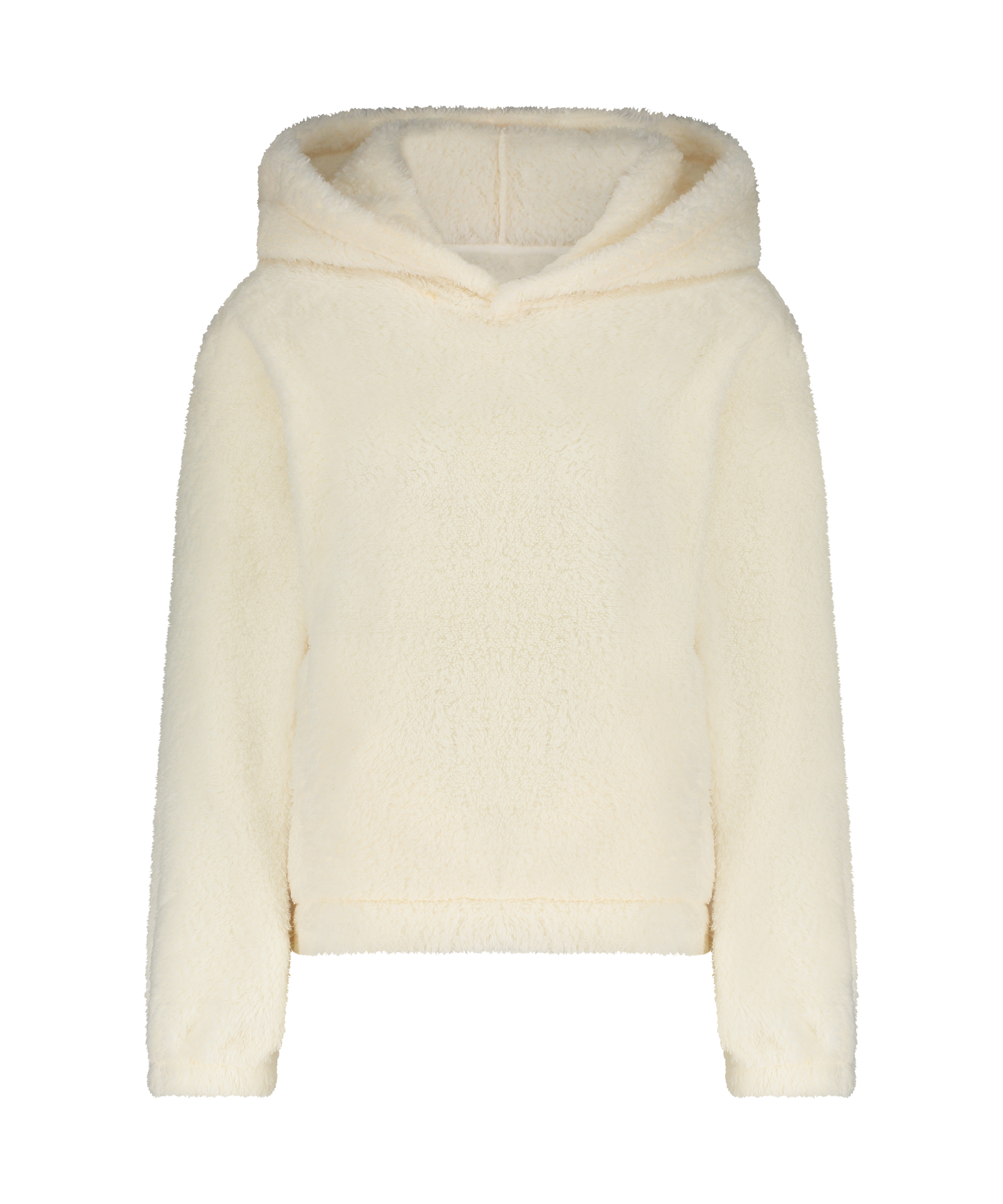 Sudadera con capucha Fleece Snuggle, Blanco, main