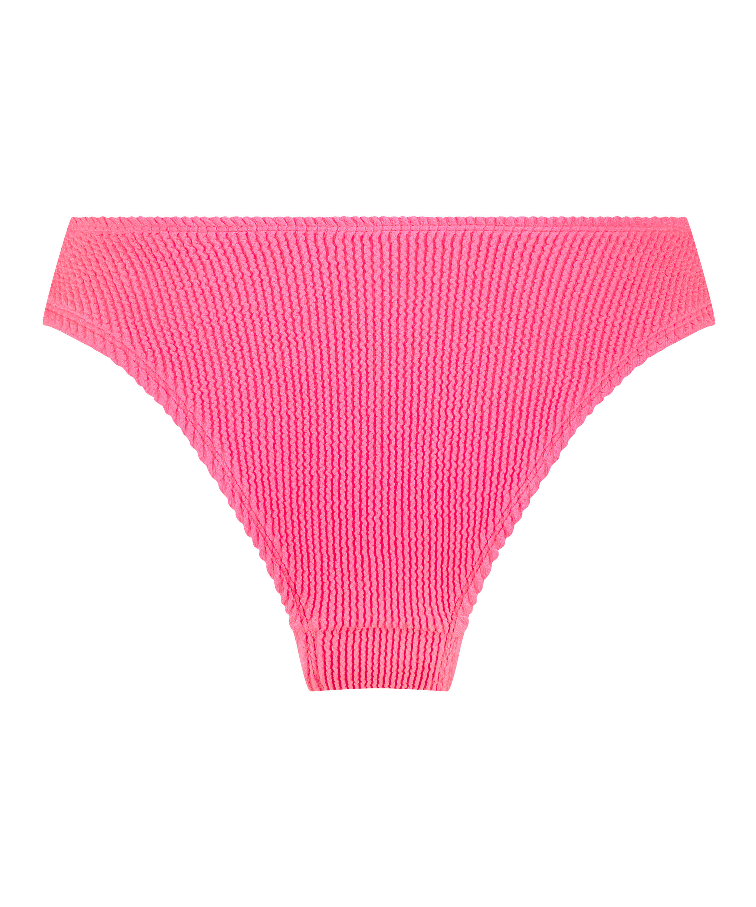 Braguita de Bikini de Corte Alto Crinkle, Rosa, main