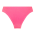 Braguita de Bikini de Corte Alto Crinkle, Rosa
