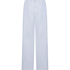 Pantal&oacute;n de pijama de algod&oacute;n tejido a rayas, Azul