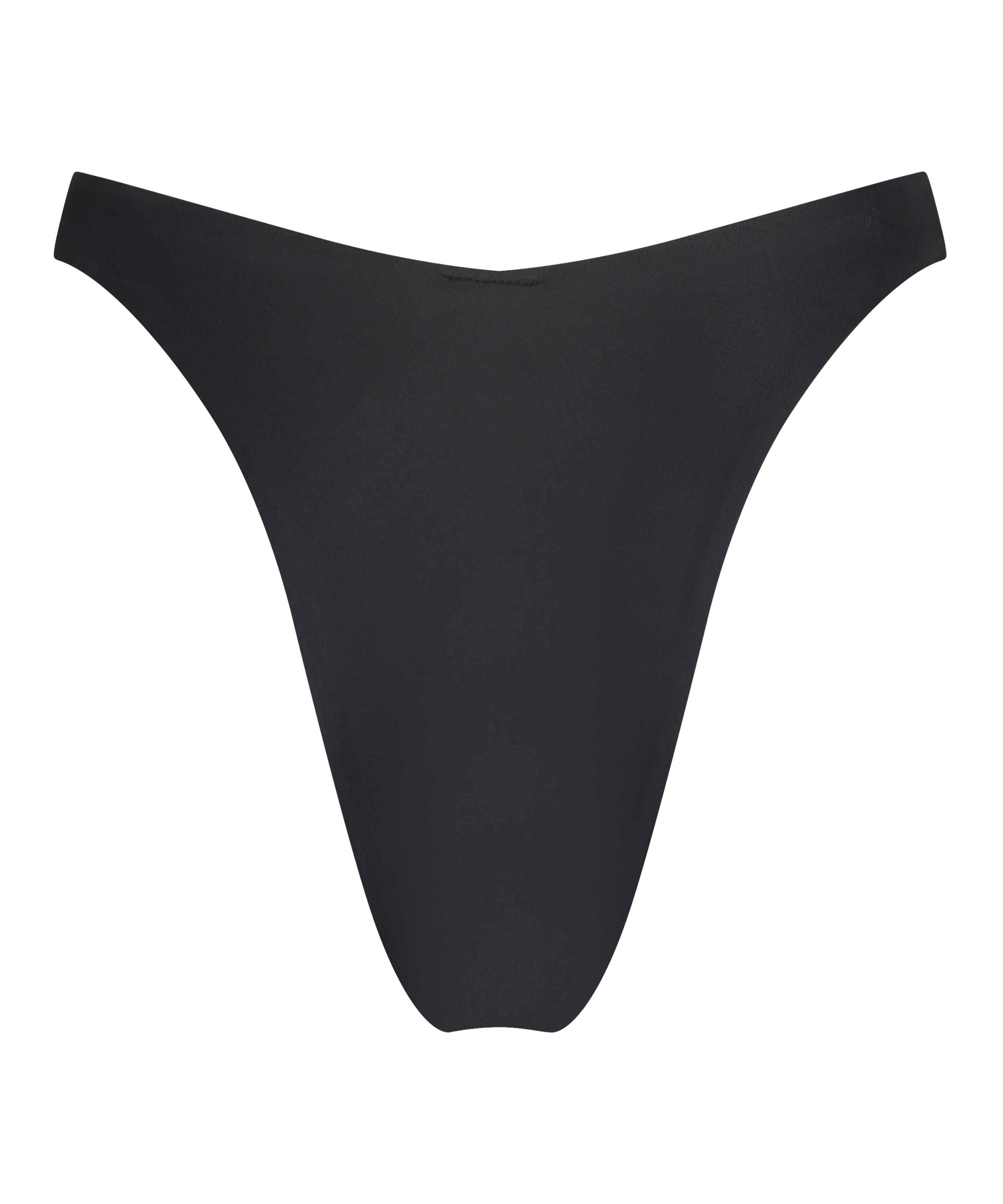 Braguita de bikini de corte alto Luxe, Negro, main