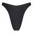 Braguita de bikini de corte alto Luxe, Negro