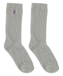 Calcetines Fluffy, Gris