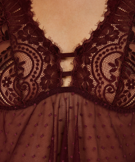 Conjunto de top y braguita Bailey, Rojo