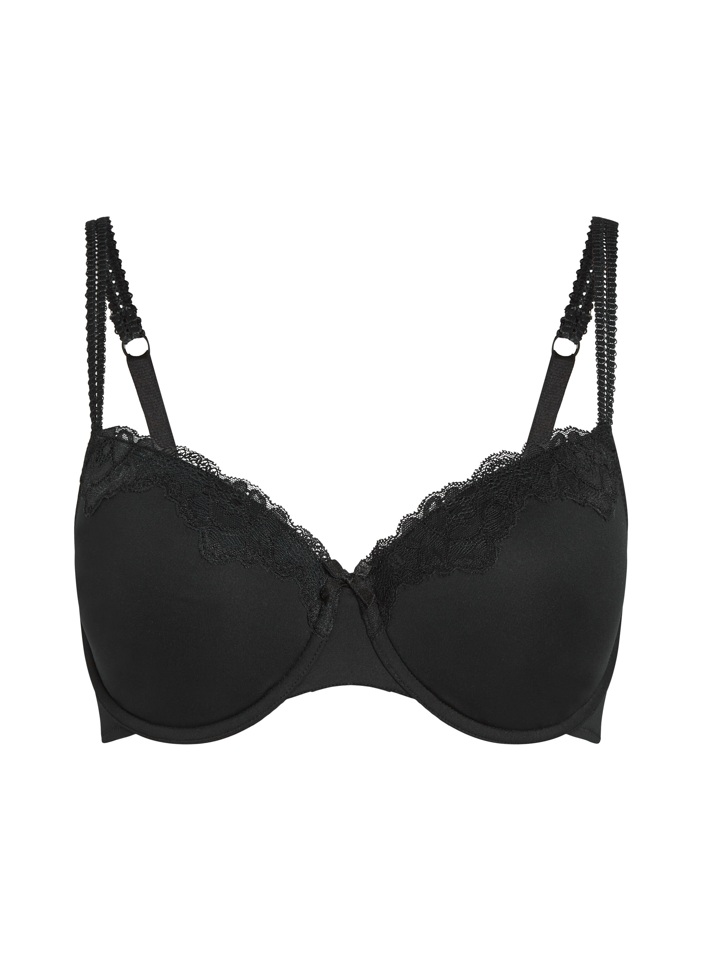 Sujetador con aros preformado Secret Lace, Negro