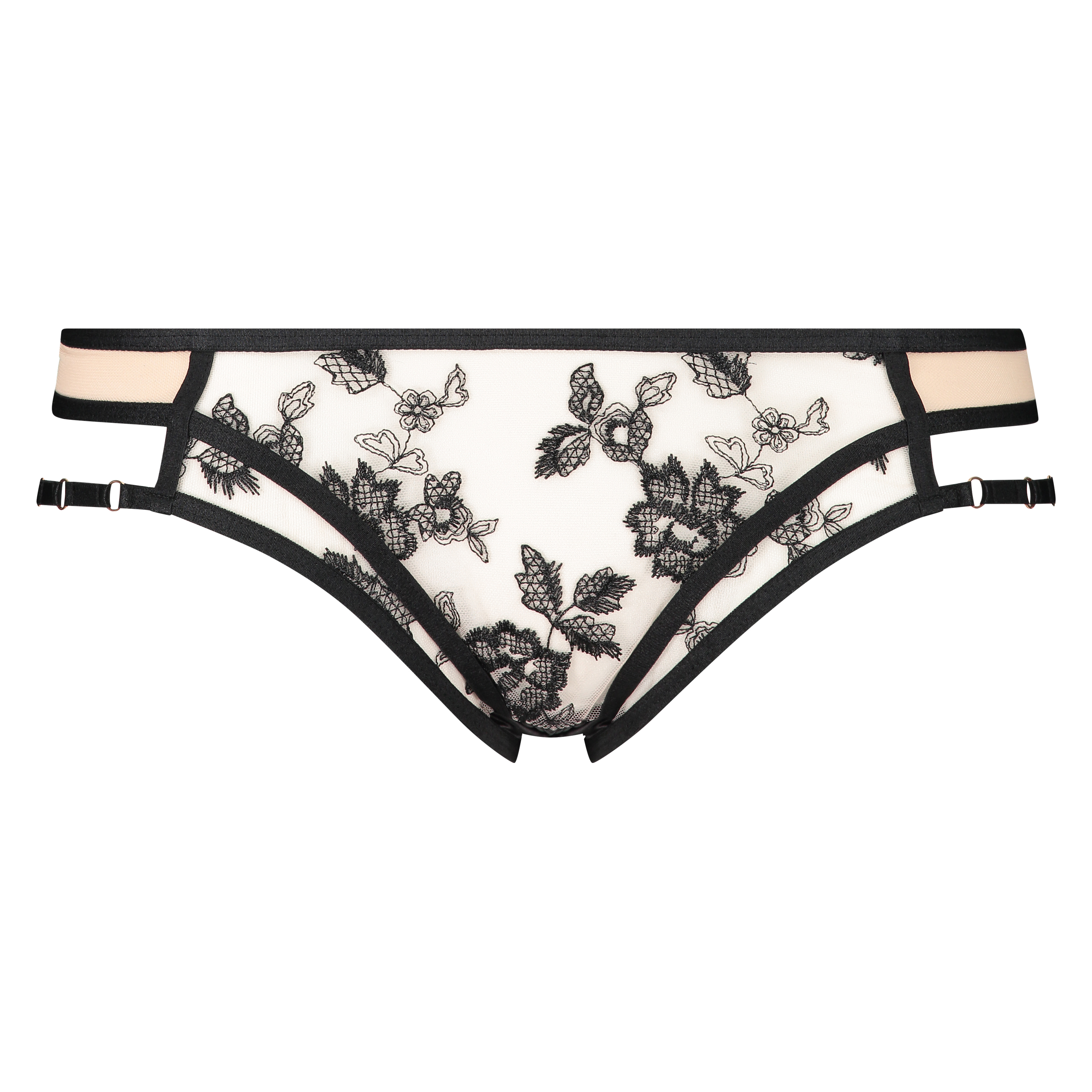 Brasile&ntilde;a con vista trasera abierta Dahlia, Negro, main