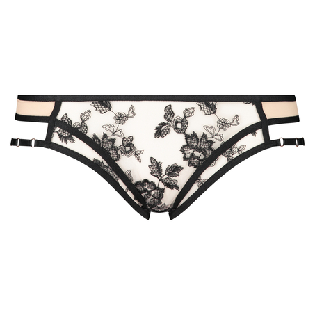 Brasile&ntilde;a con vista trasera abierta Dahlia, Negro