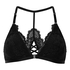 Bralette triangular Whitney, Negro