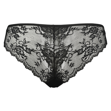 Brasileña Invisible Lace Back, Negro