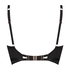 Sujetador push-up longline sin aros y relleno Magdalena, Negro