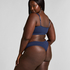 Tanga de tiro alto Dianne, Azul