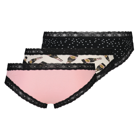 Lote de 3 braguitas brasileñas Classics, Negro