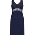 Vestido lencero Nora Lace, Azul