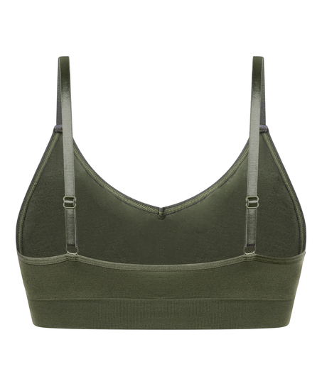 Bralette triangular Dide, Verde