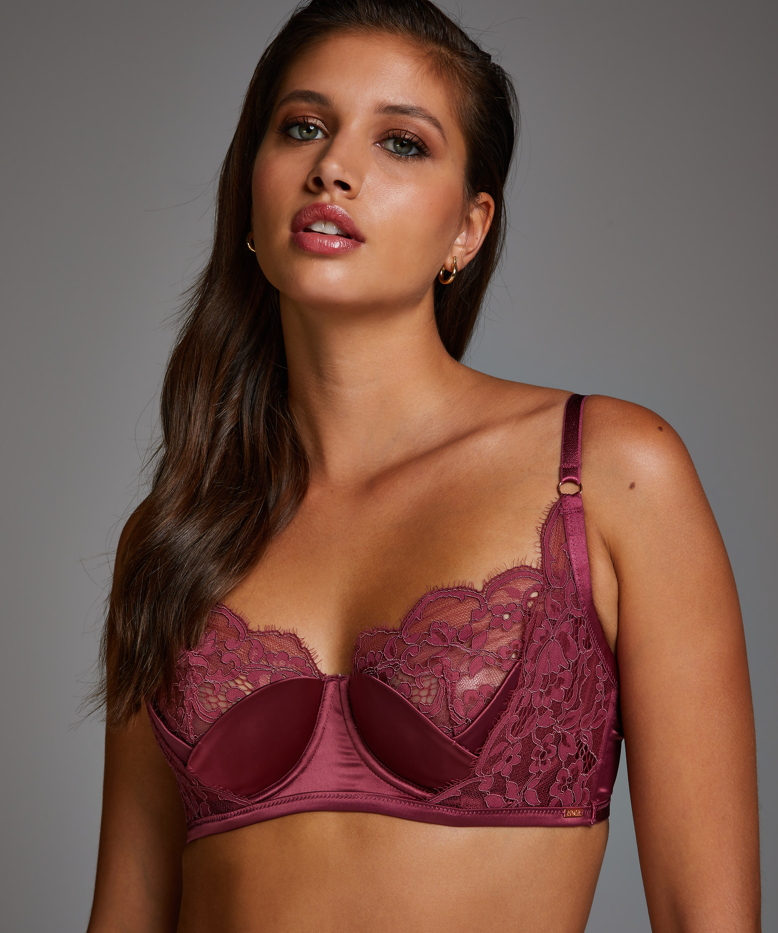 Sujetador de aros preformado Poppy, Rojo, main