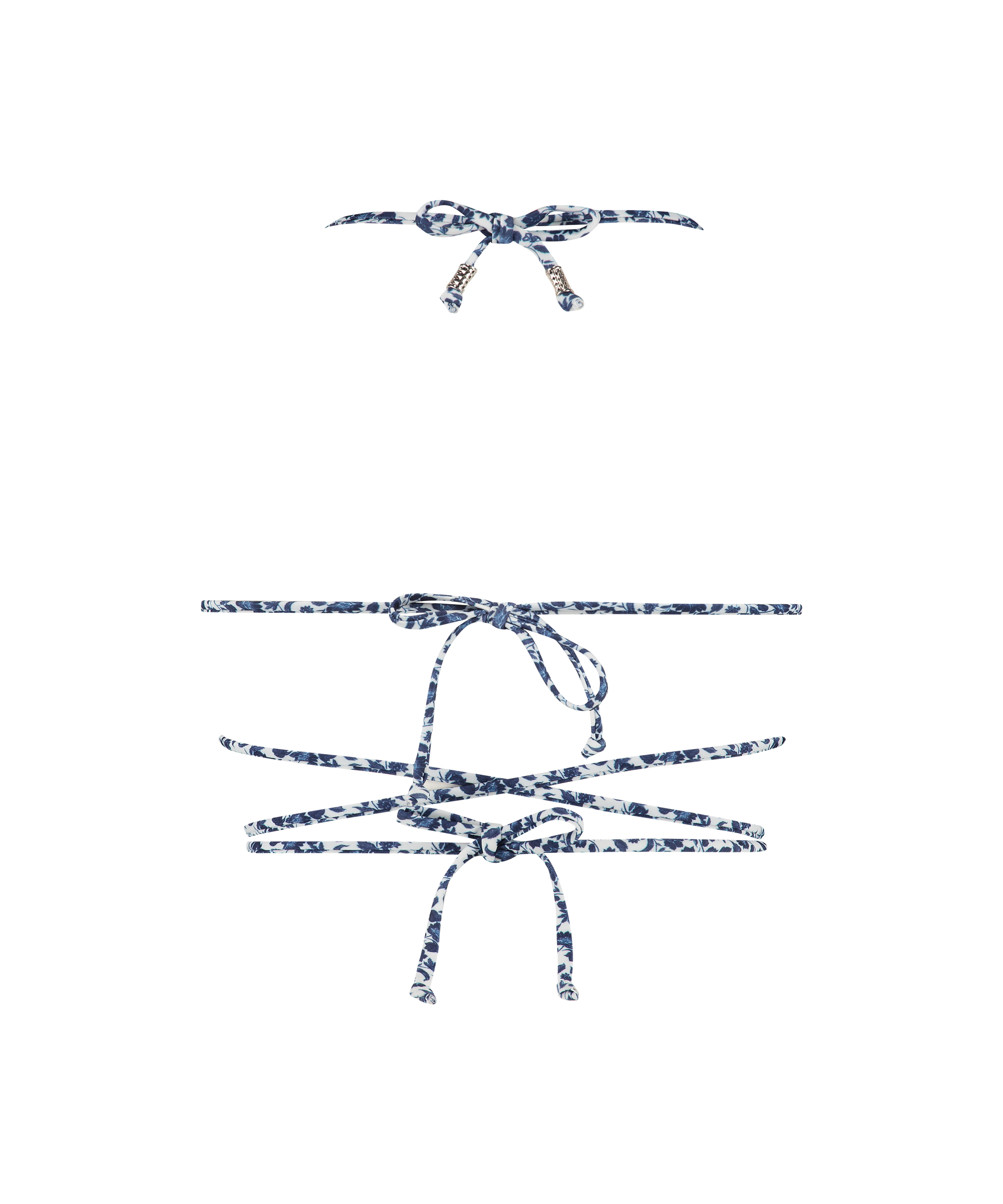 Top de bikini de triángulo Morocco, Blanco, main