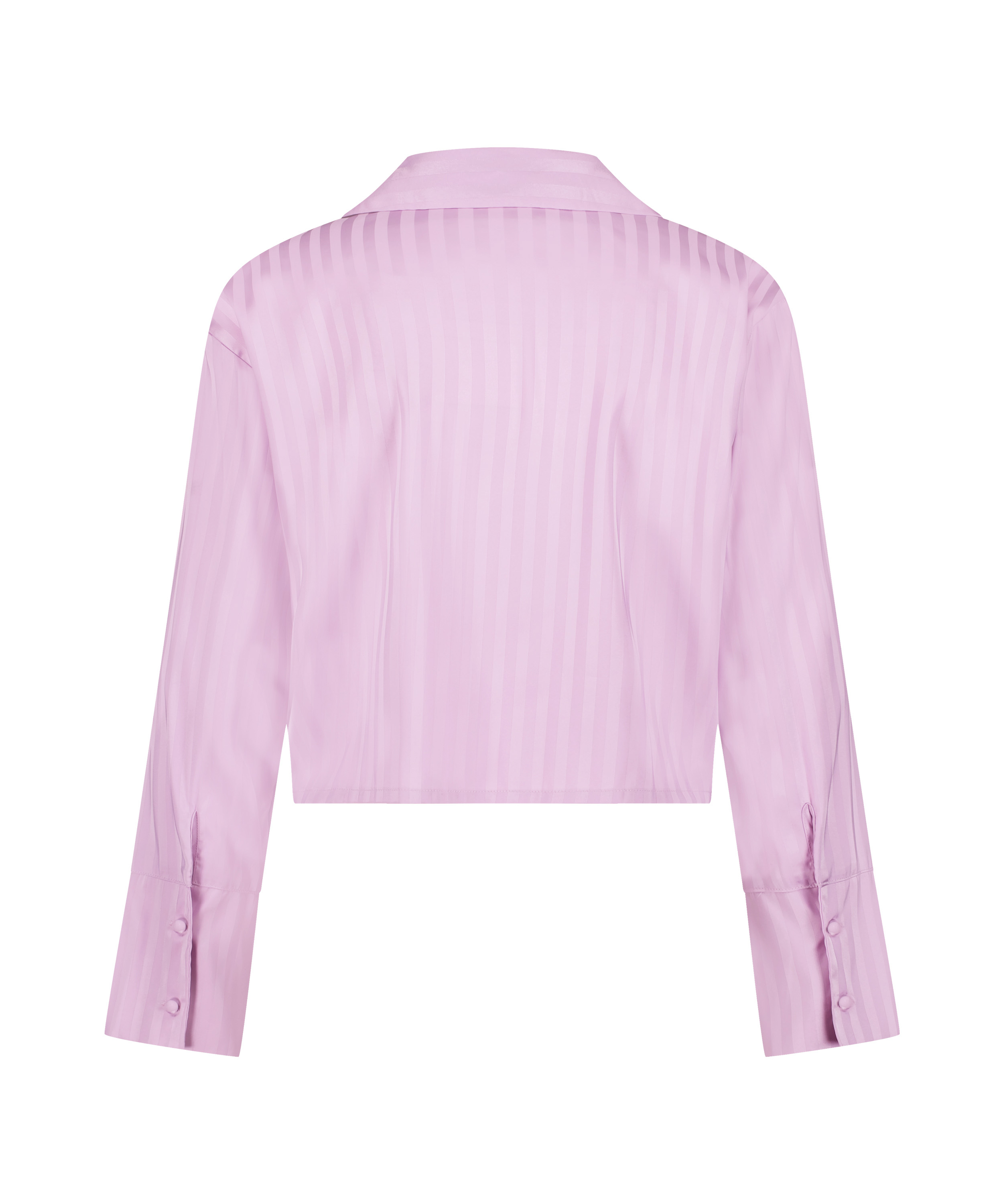 Chaqueta de manga larga y sat&eacute;n, Morado, main