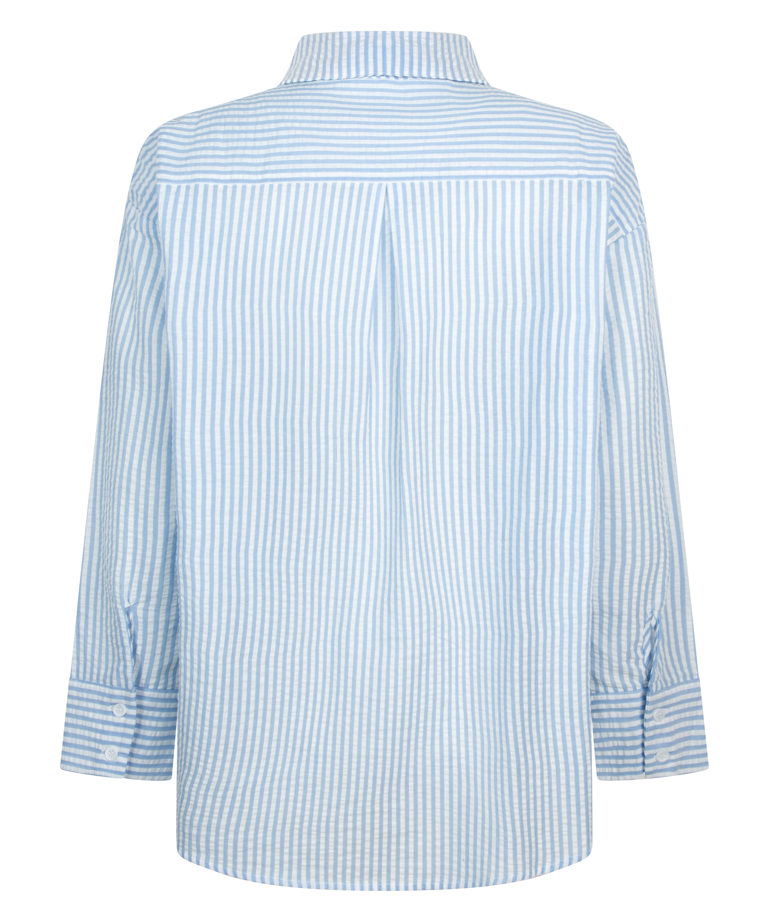 Top de pijama de algodón, Azul, main