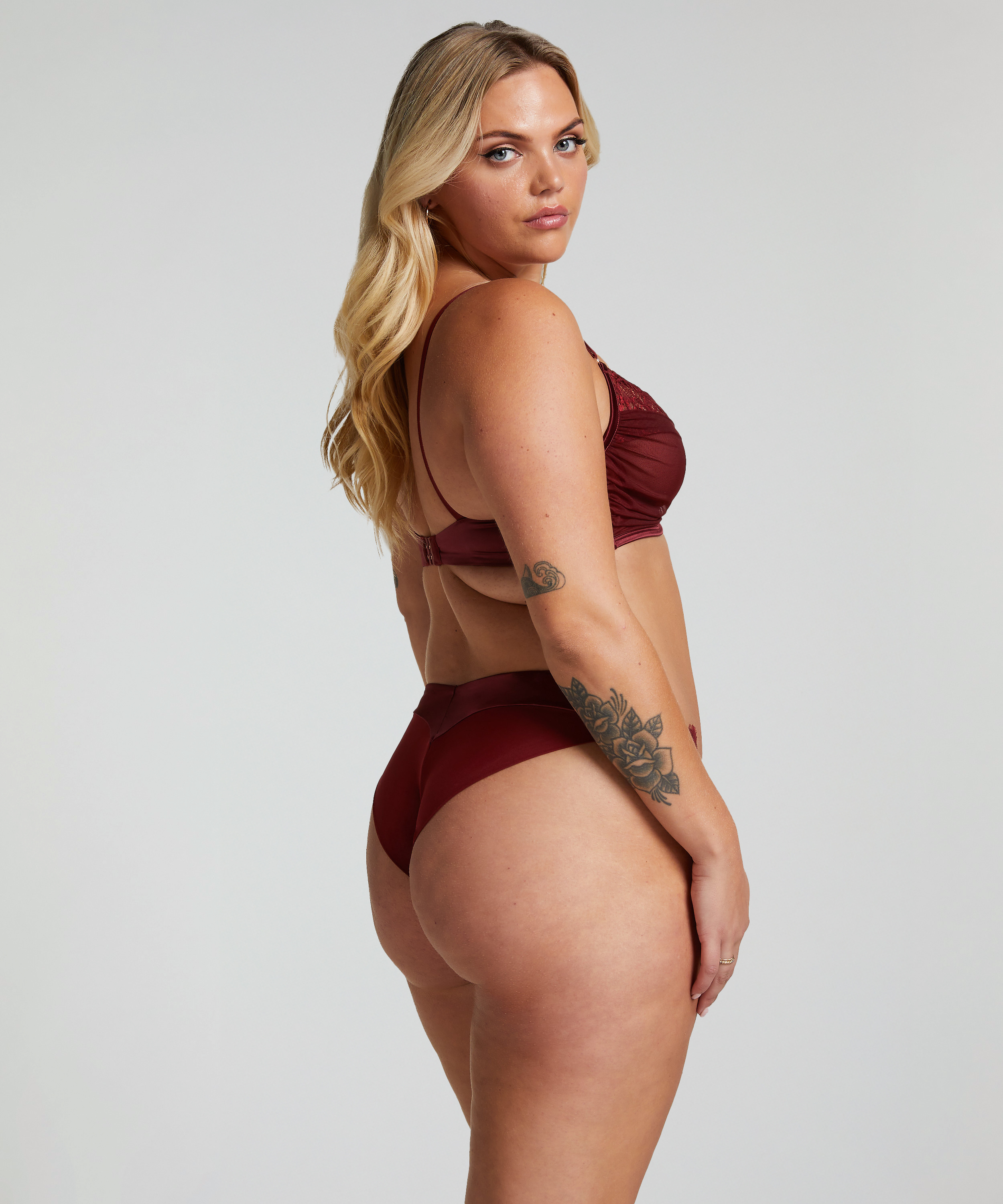 Sujetador de aros no preformado Zoe, Rojo, main