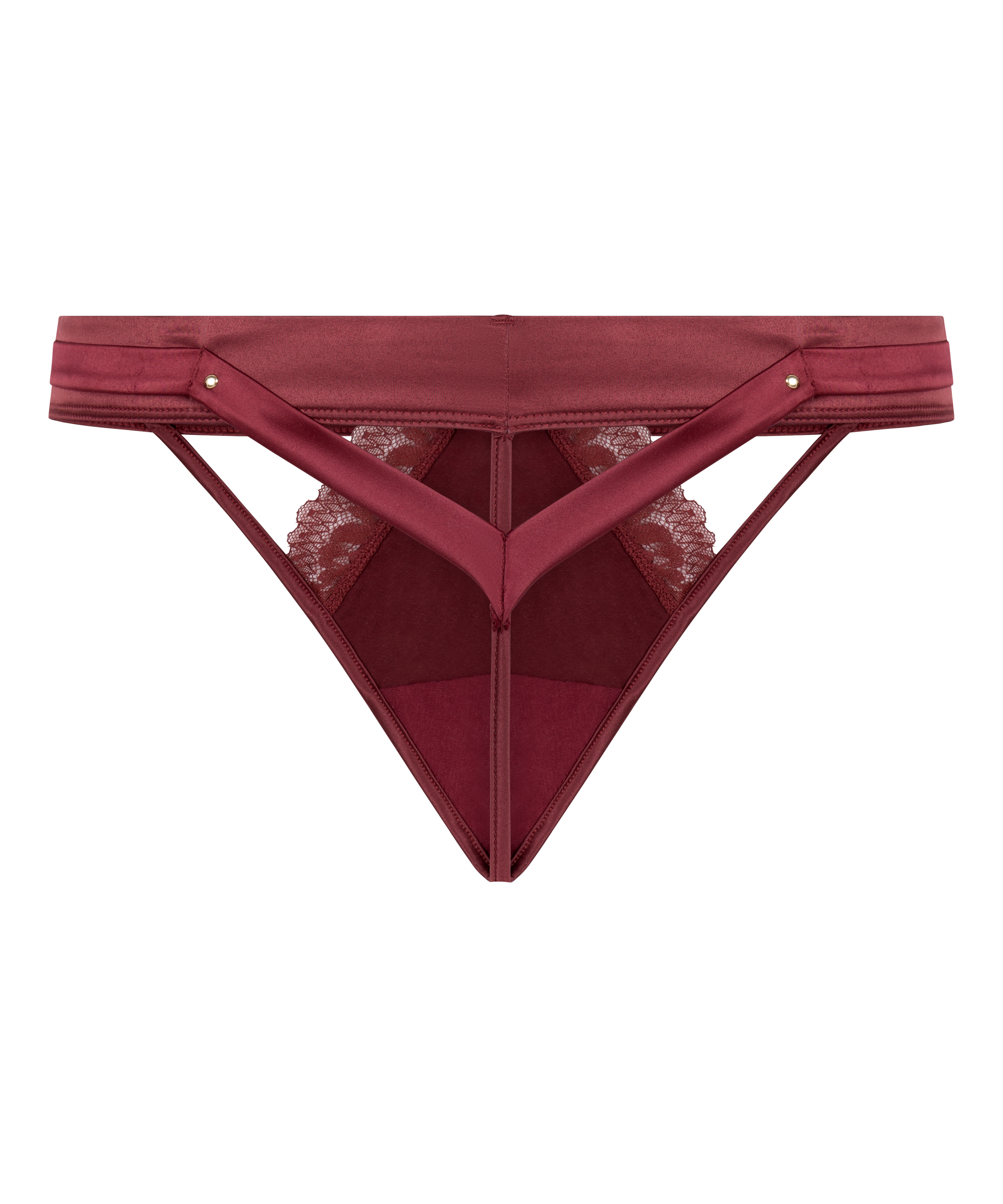 Tanga de talle alto Marjolein, Rojo, main