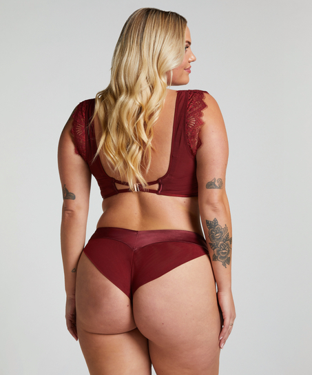 Sujetador con aros y sin relleno Zoe, Rojo