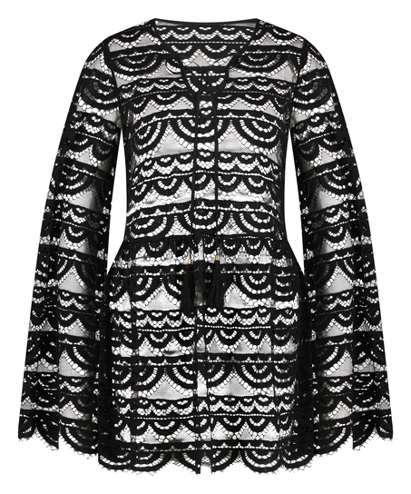 Vestido de playa, Negro