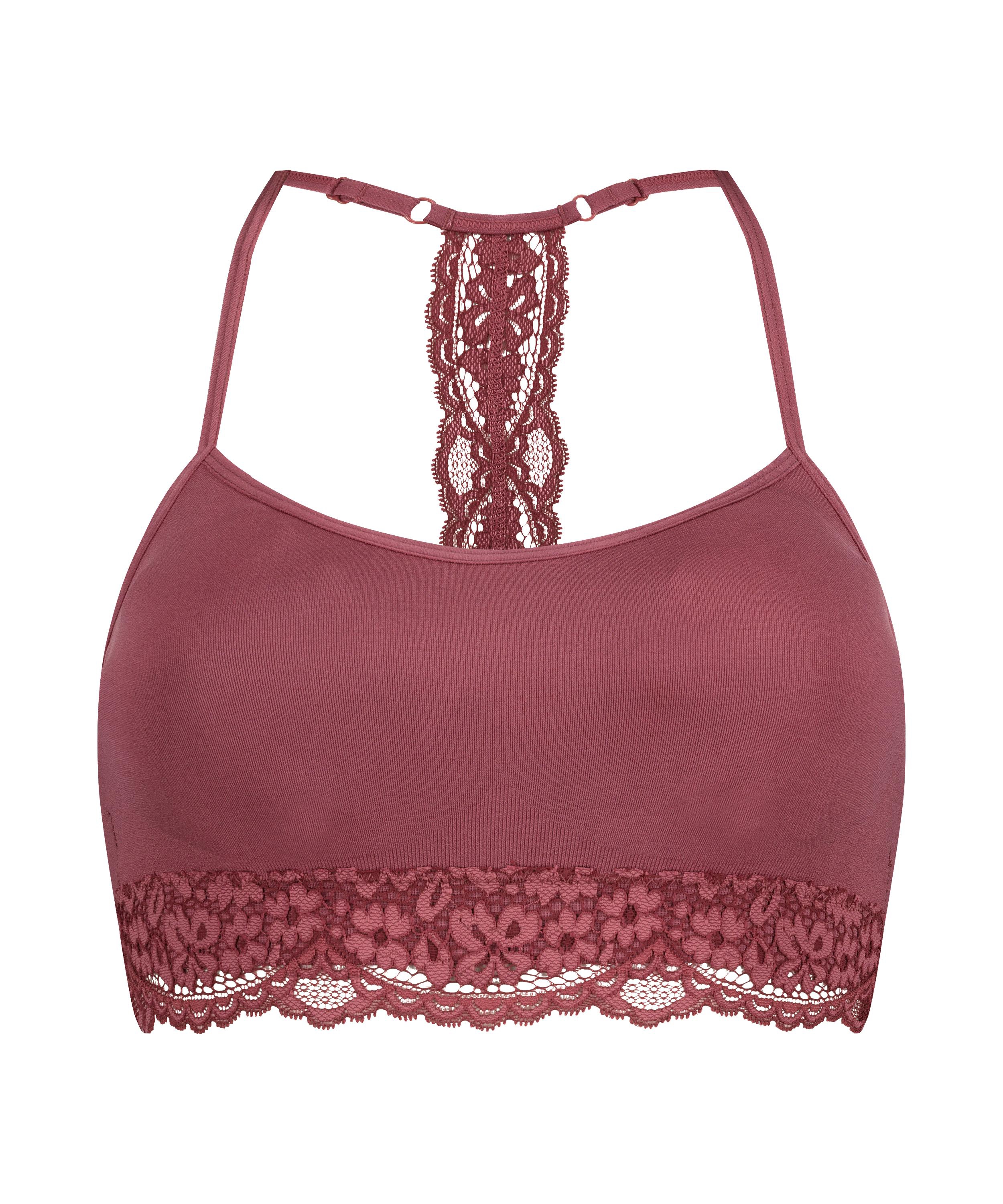 Bralette sin costuras Marine, Rojo, main