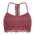 Bralette sin costuras Marine, Rojo