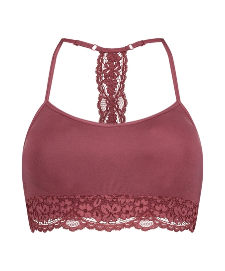 Bralette sin costuras Marine, Rojo