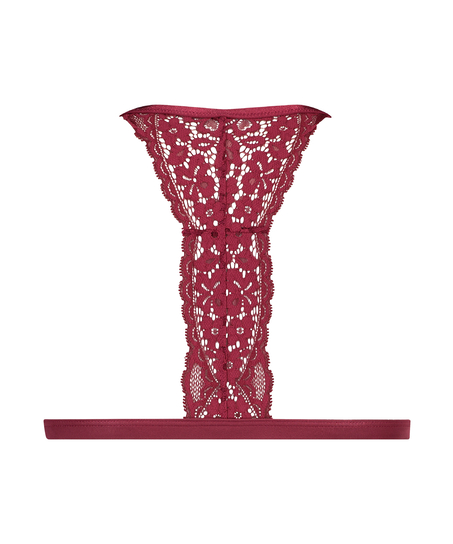 Bralette triangular preformado Rose, Rojo