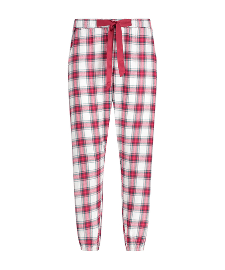 Pantal&oacute;n de pijama Petite Twill Check, Rojo