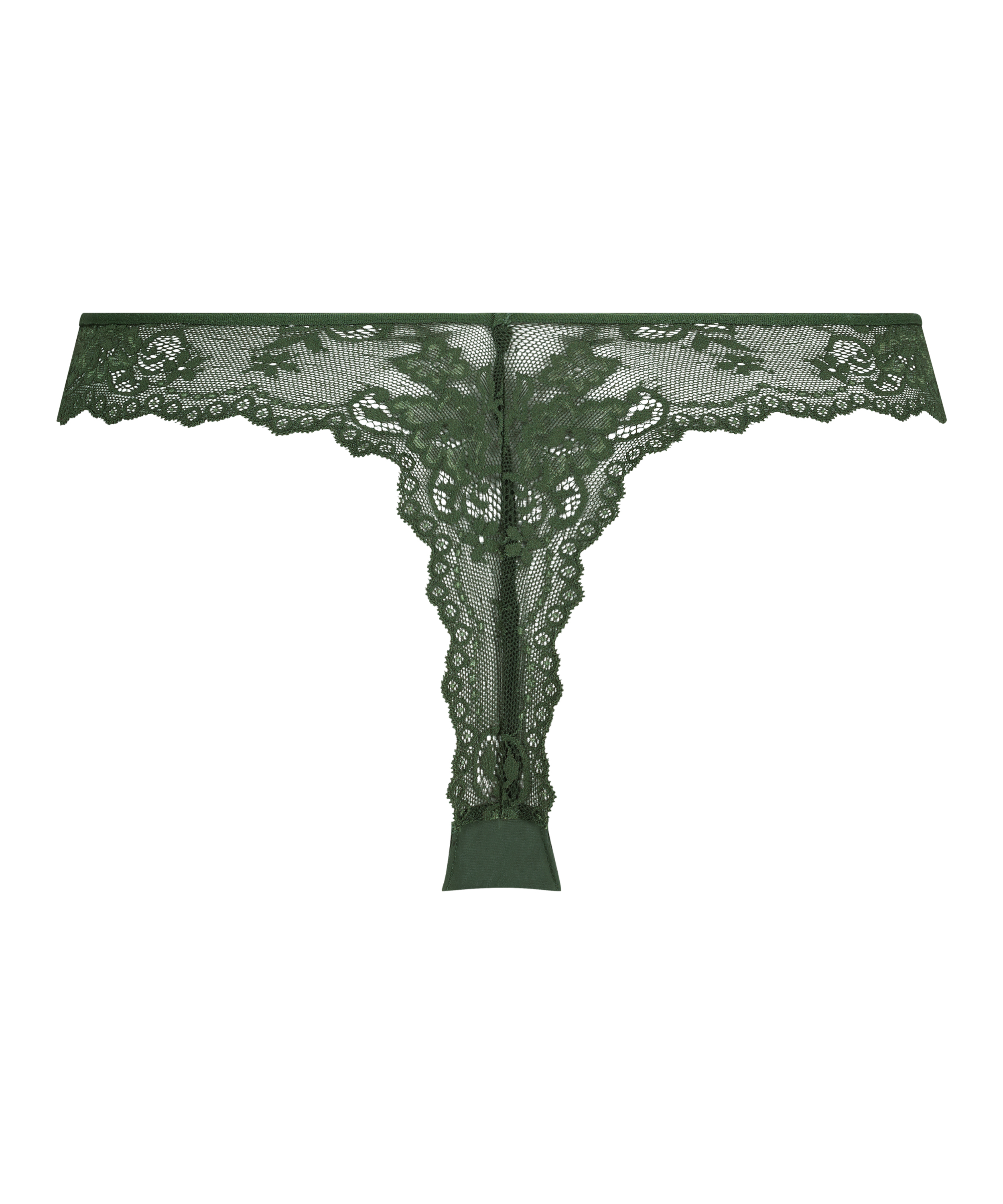 Invisible Tanga Lace Back, Verde, main