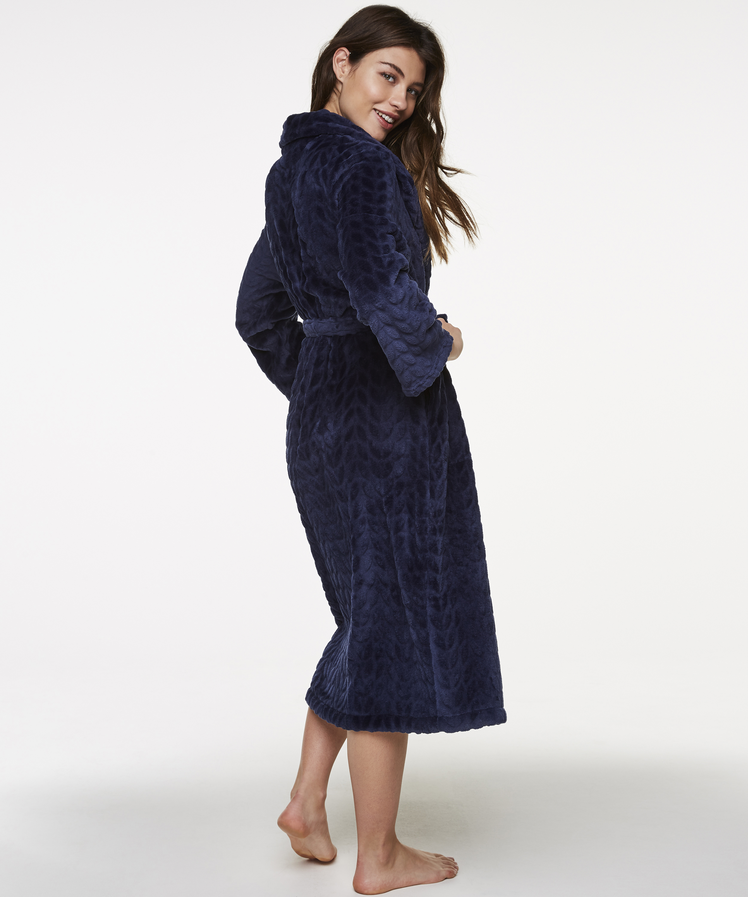 Albornoz polar Leaves, Azul, main