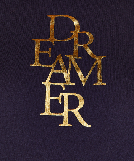 Camis&oacute;n de escote redondo, Azul