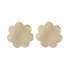 3 pares de Cubrepezones satinados, Beige
