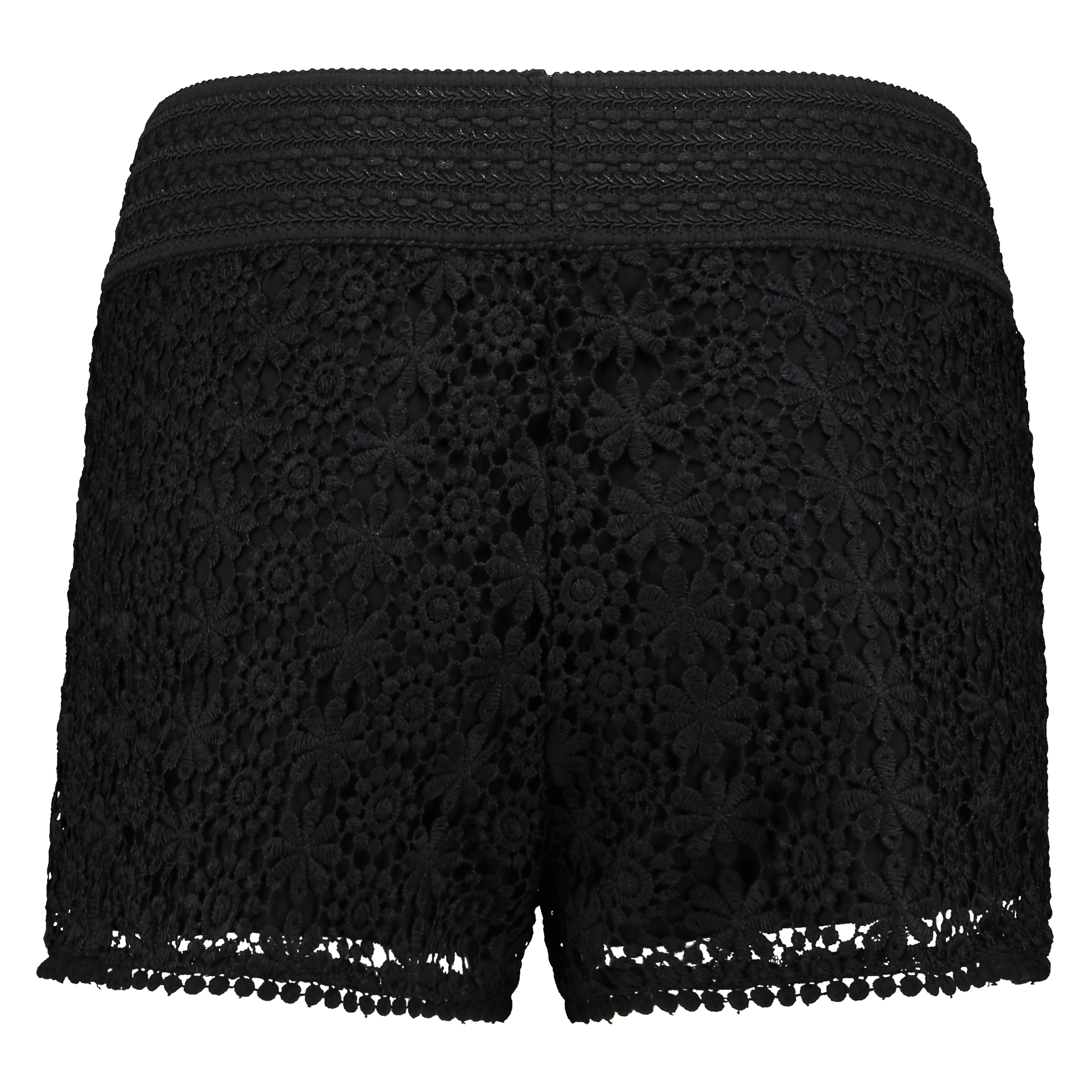 Pantal&oacute;n corto Crochetta, Negro, main