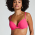 Top de bikini preformado con efecto realce Scallop Copa A - E, Rosa