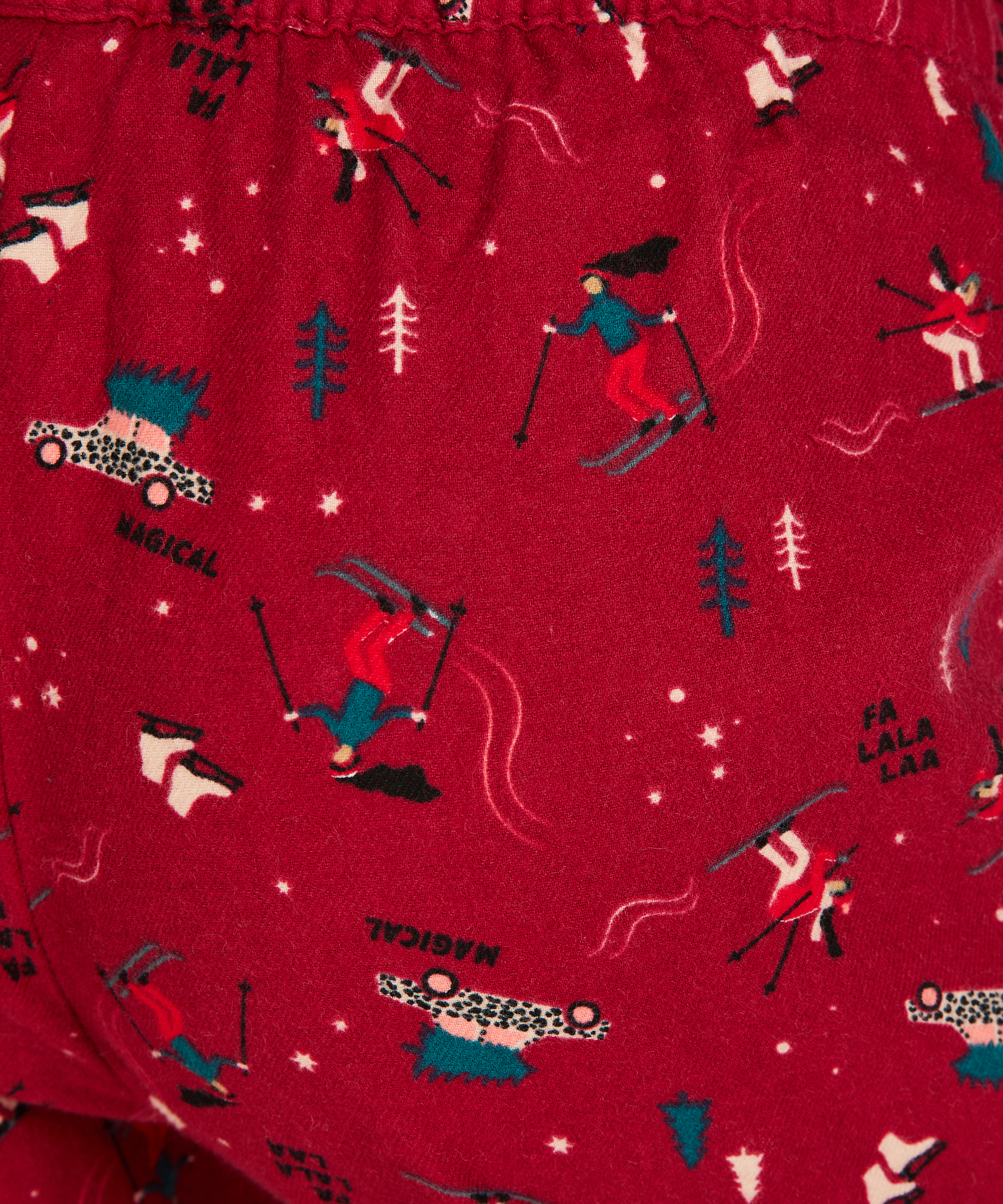 Pantalón de pijama Petite Twill, Rojo, main