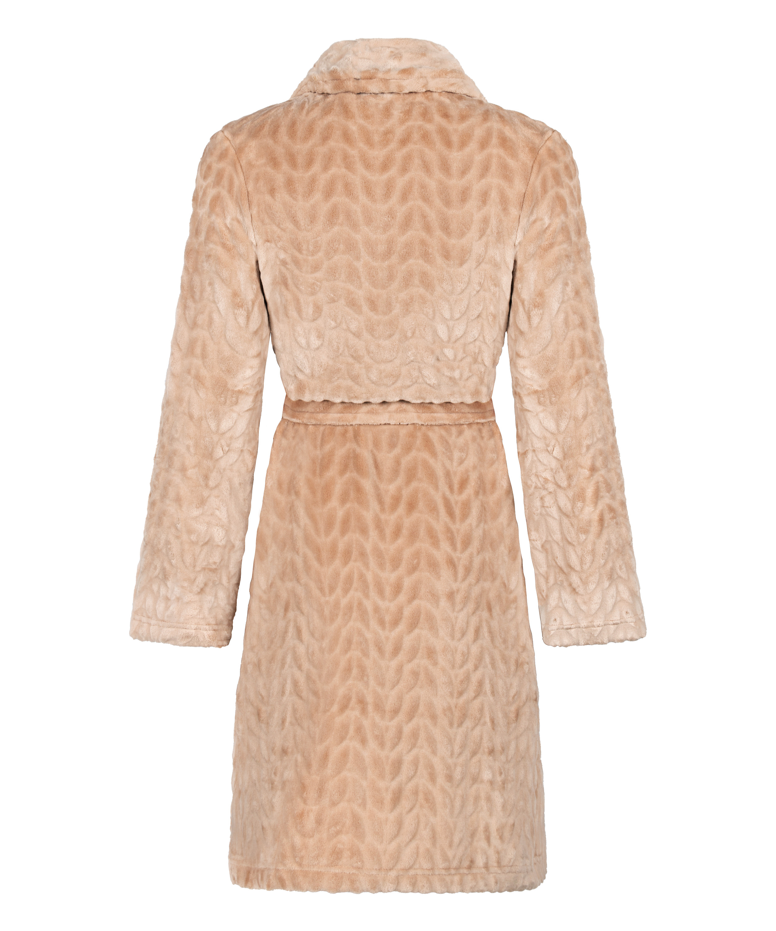 Albornoz corto de franela, Beige, main