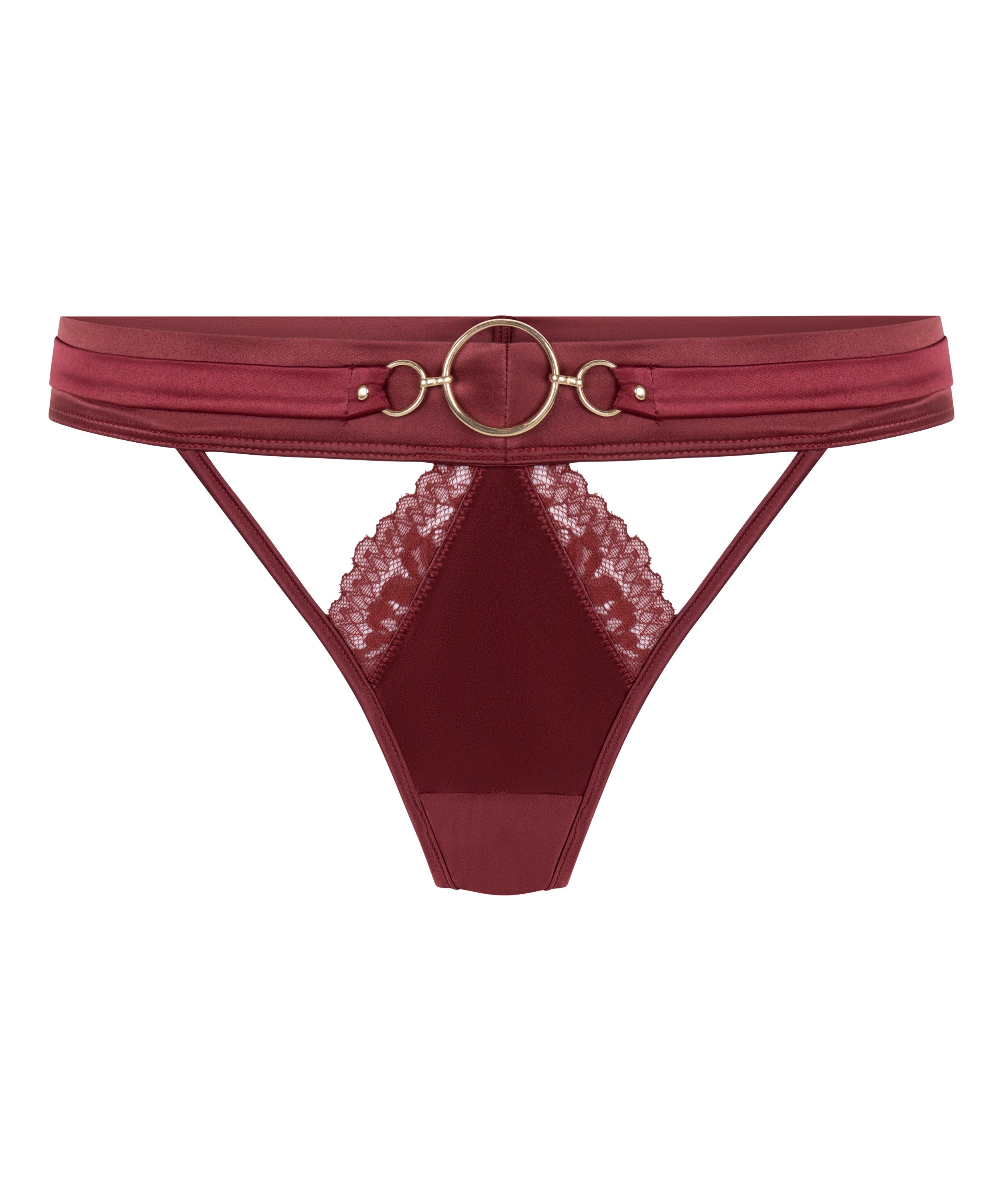 Tanga de talle alto Marjolein, Rojo, main