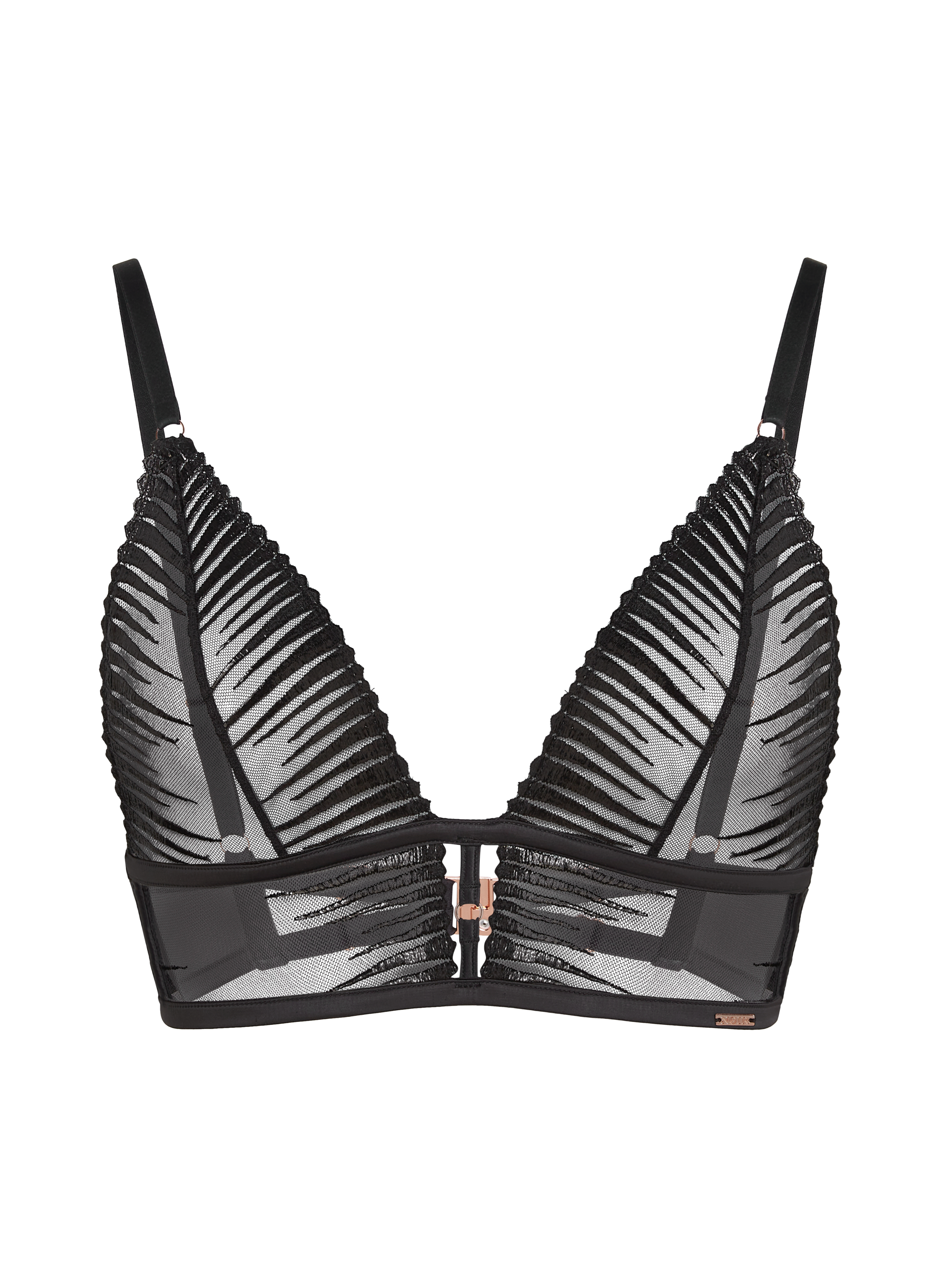 Bralette Alice, Negro, main