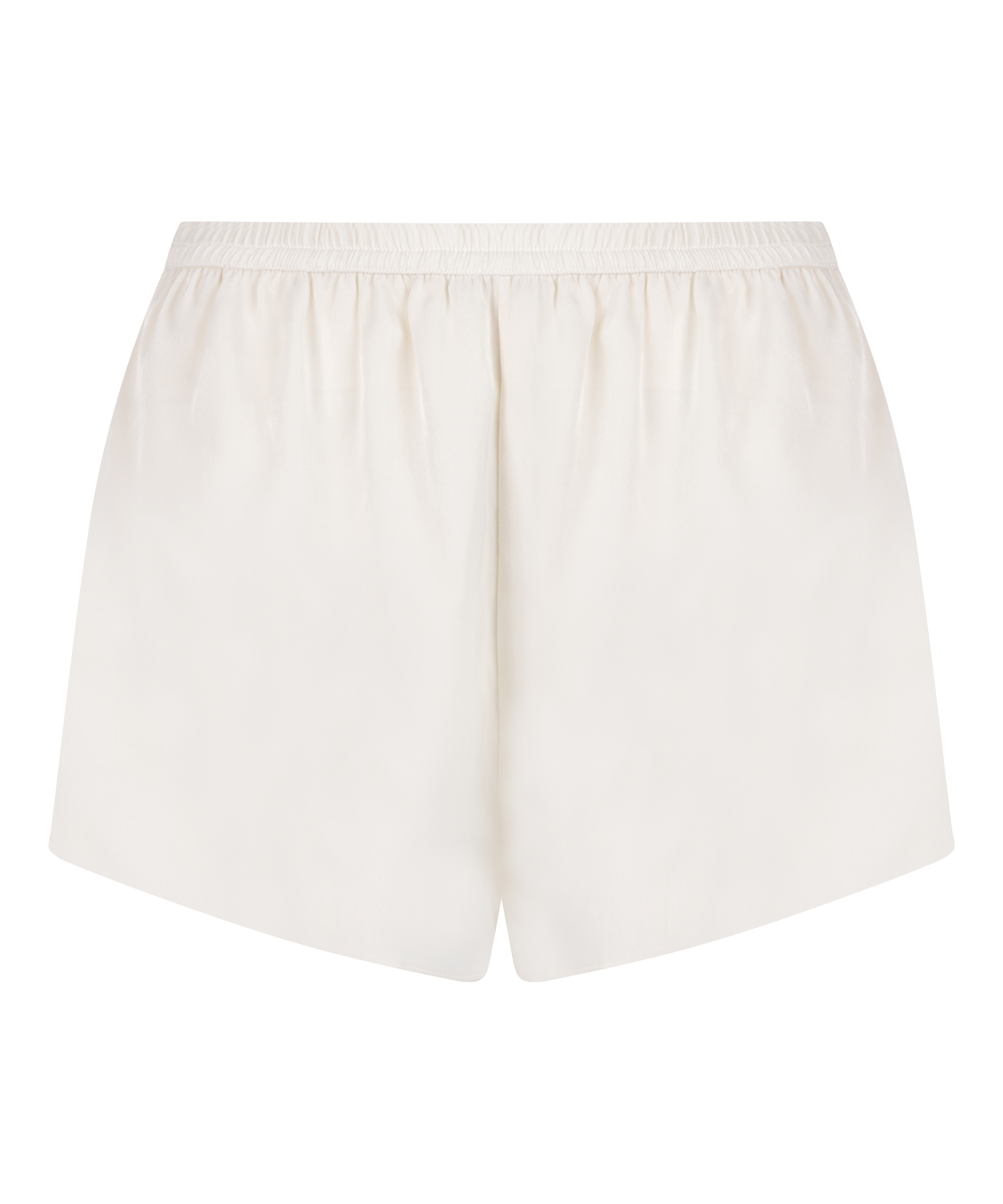 Short de sat&eacute;n Minimal, Blanco, main
