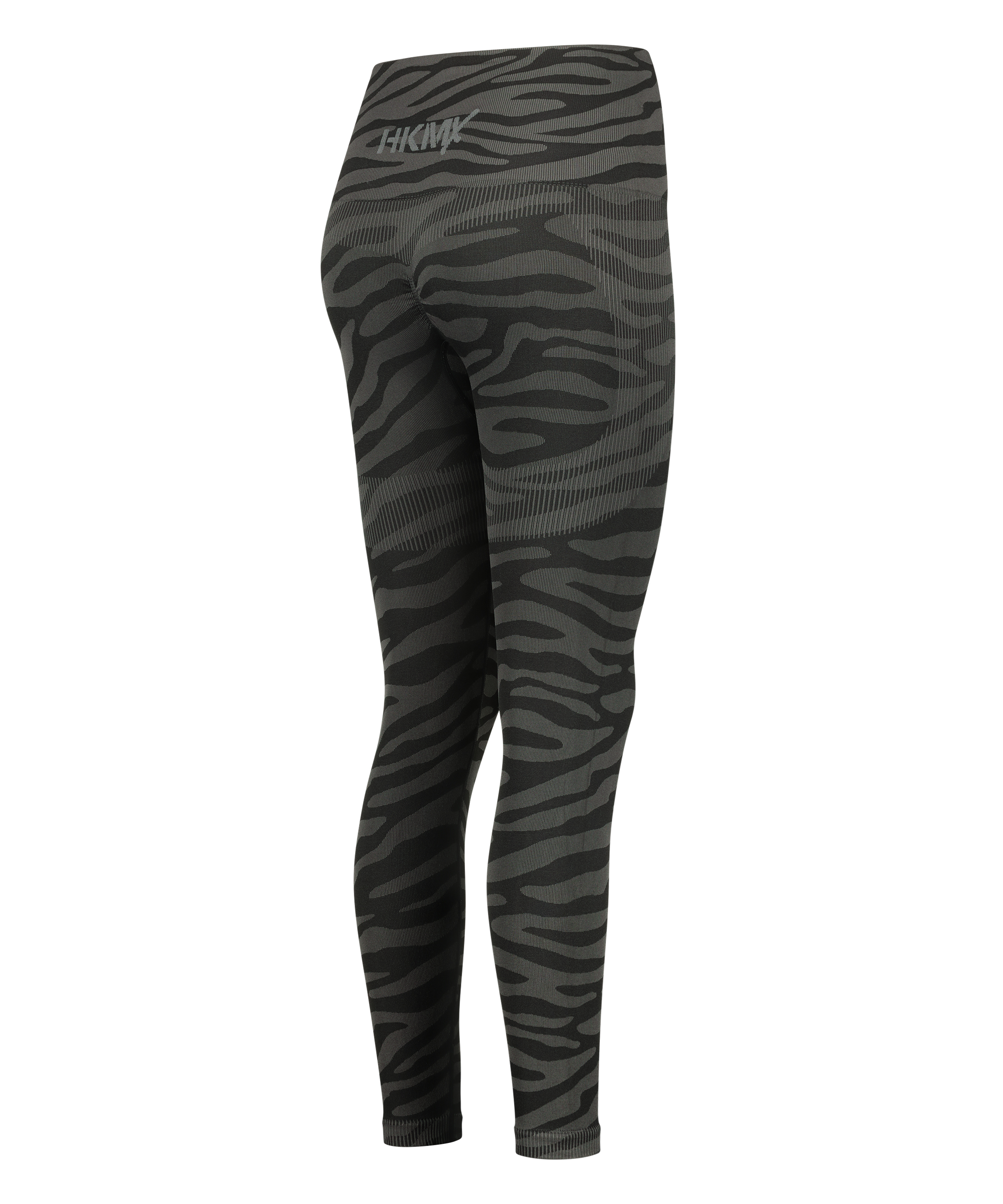 HKMX Leggings deportivos sin costuras y de cintura alta, Negro, main